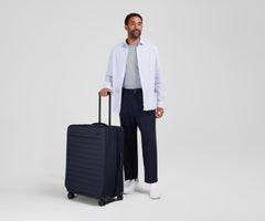 The Softside Large in Navy Blue