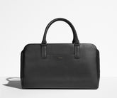 The Transit Leather Duffle in Jet Black