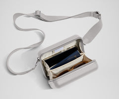 The Mini Crossbody in Cloud Gray