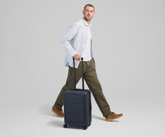 The Executive Bigger Carry-On in Navy Blue