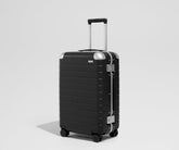 The Aluminum Edge Bigger Carry-On in Jet Black