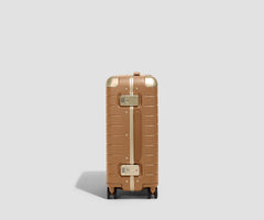 The Aluminum Edge Carry-On in Cognac Brown