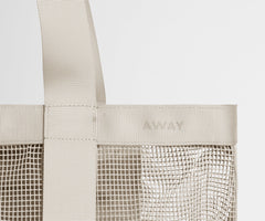 Beach Tote in Salt White