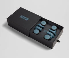 Custom Checked Wheel Set in Coast Blue