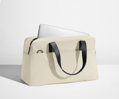 The Overnight Bag in Salt White