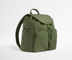 Featherlight Cargo Backpack in Olive Green