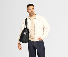 Featherlight Diaper Tote in Jet Black