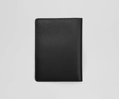 Passport Holder in Jet Black