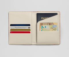Passport Holder in Saddle Brown