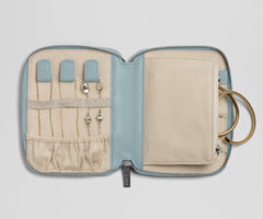 Slim Jewelry Organizer in Arctic Blue