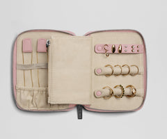 Slim Jewelry Organizer in Glacial Pink