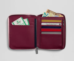 Travel Wallet in Glacial Pink