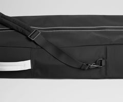 Roll-Top Ski Bag in Jet Black