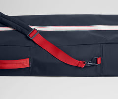 Roll-Top Ski Bag in Navy Blue
