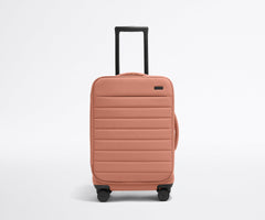 The Softside Carry-On in Clay Pink