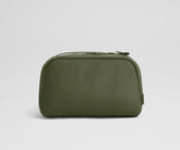 Large Toiletry Bag in Olive Green