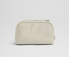 Large Toiletry Bag in Salt White