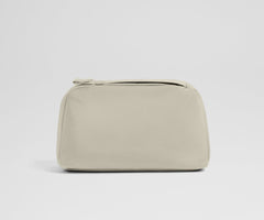 Large Toiletry Bag in Salt White