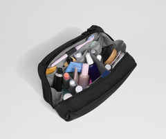 Extra Large Toiletry Bag in Jet Black