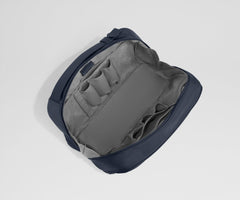 Extra Large Toiletry Bag in Navy Blue