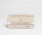 Clear Toiletry Bag in Salt White