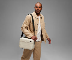 The Train Case in Salt White (Gloss)