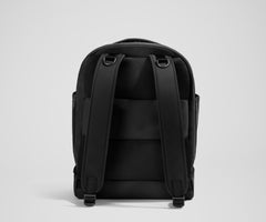 The Double Diaper Backpack in Jet Black
