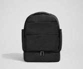 The Double Diaper Backpack in Jet Black