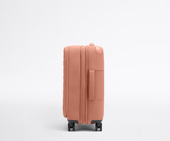 The Softside Carry-On in Clay Pink