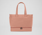 The Double Diaper Tote in Clay Pink
