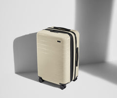 The Bigger Carry-On Flex in Salt White (Gloss)