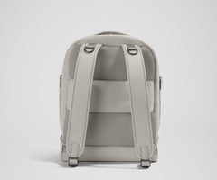 The Double Diaper Backpack in Cloud Gray