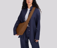 Featherlight Crossbody in Amaro Brown