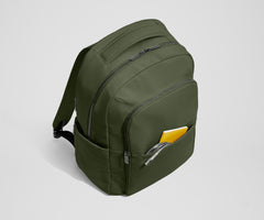 The Commuter Backpack in Olive Green