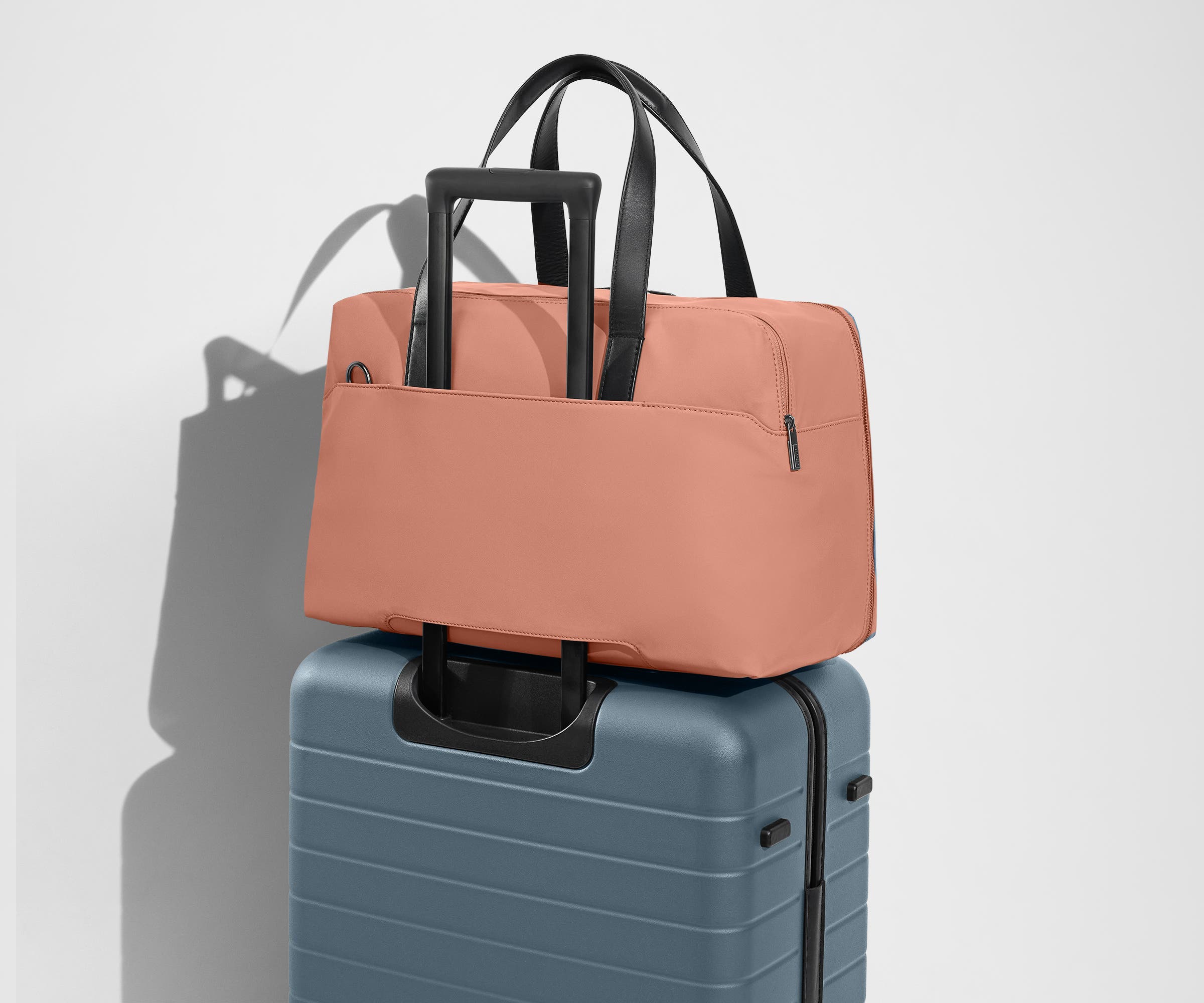 The Overnight Bag in Clay Pink