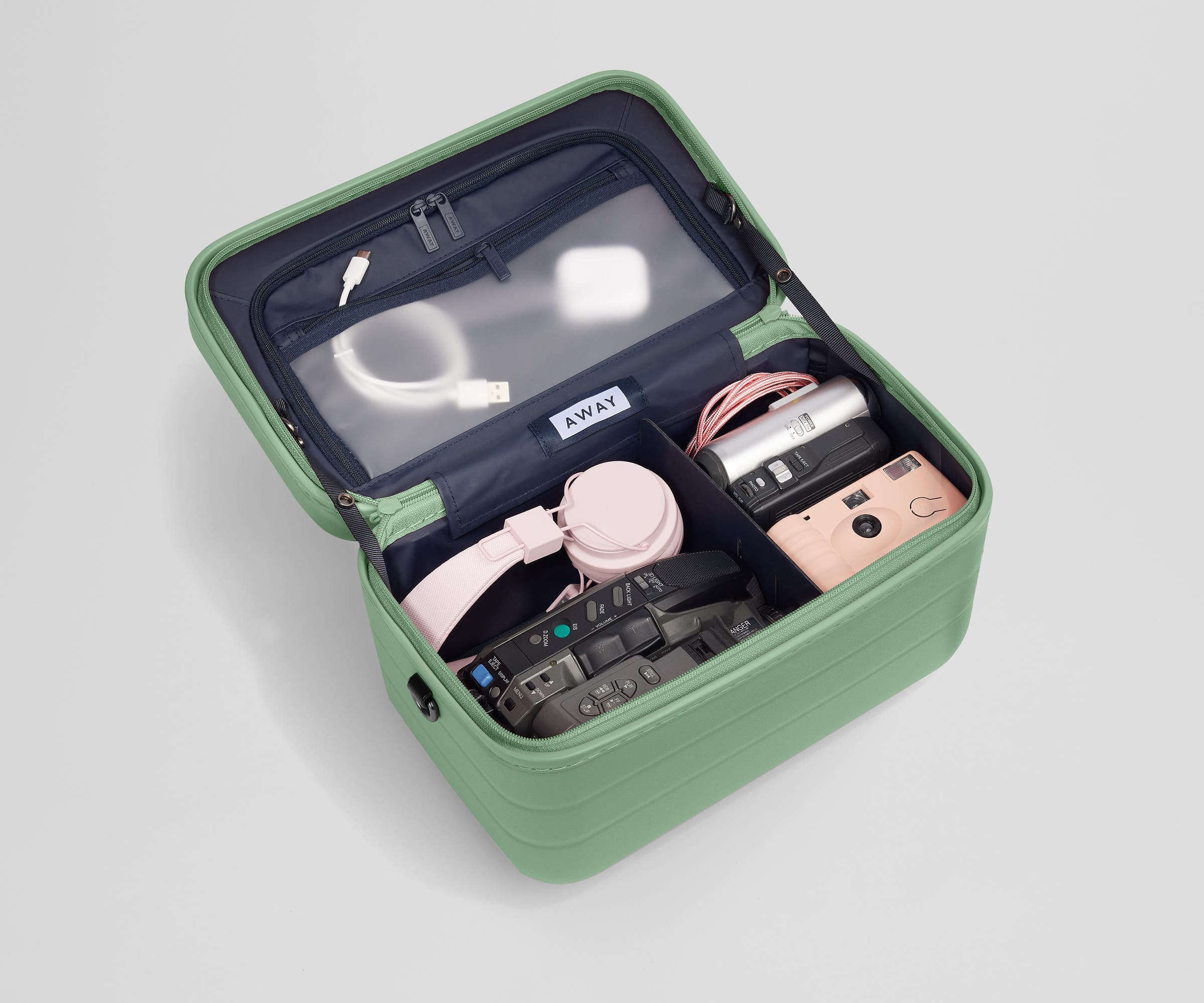 The Train Case in Sea Green