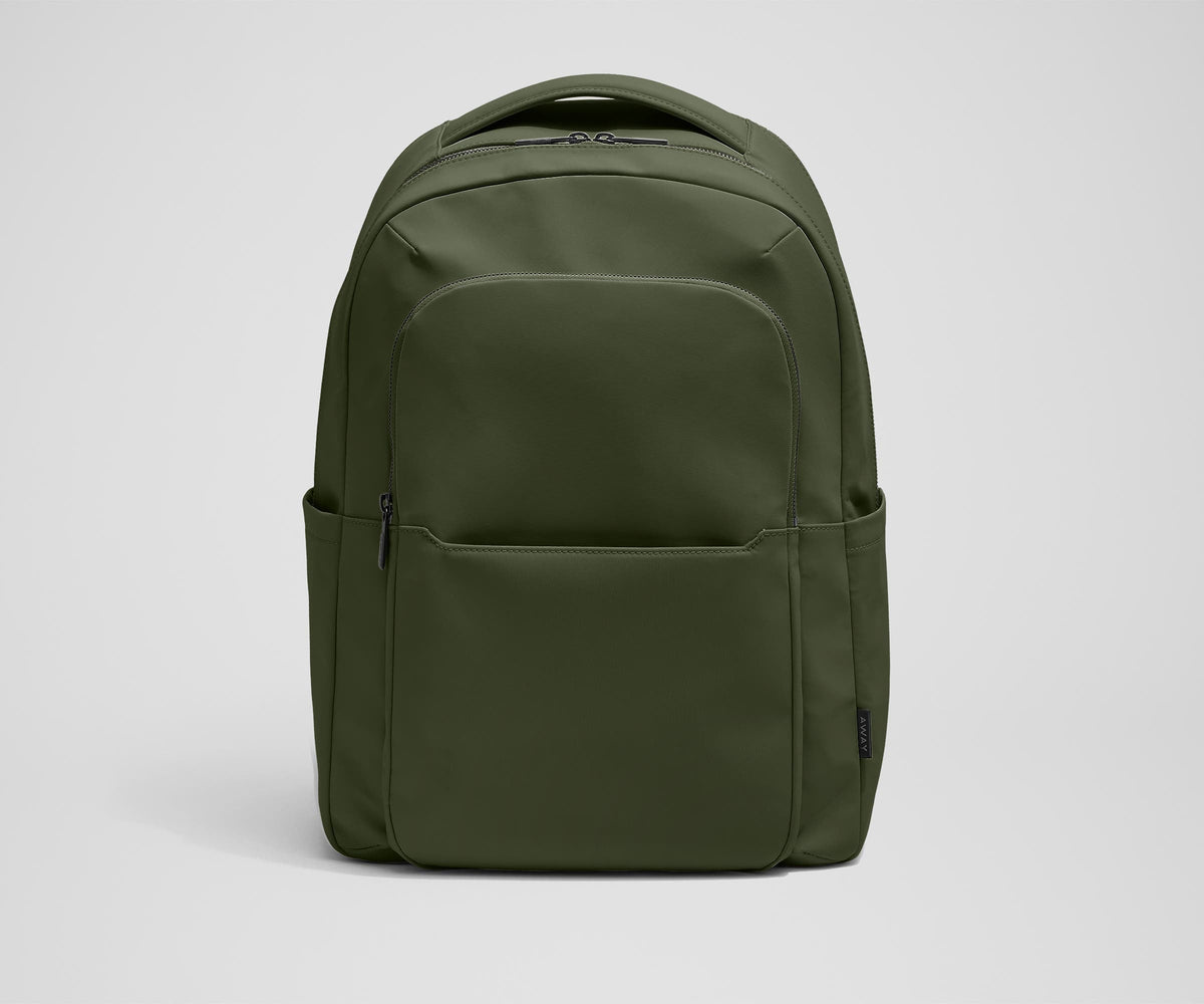 The Commuter Backpack in Olive Green