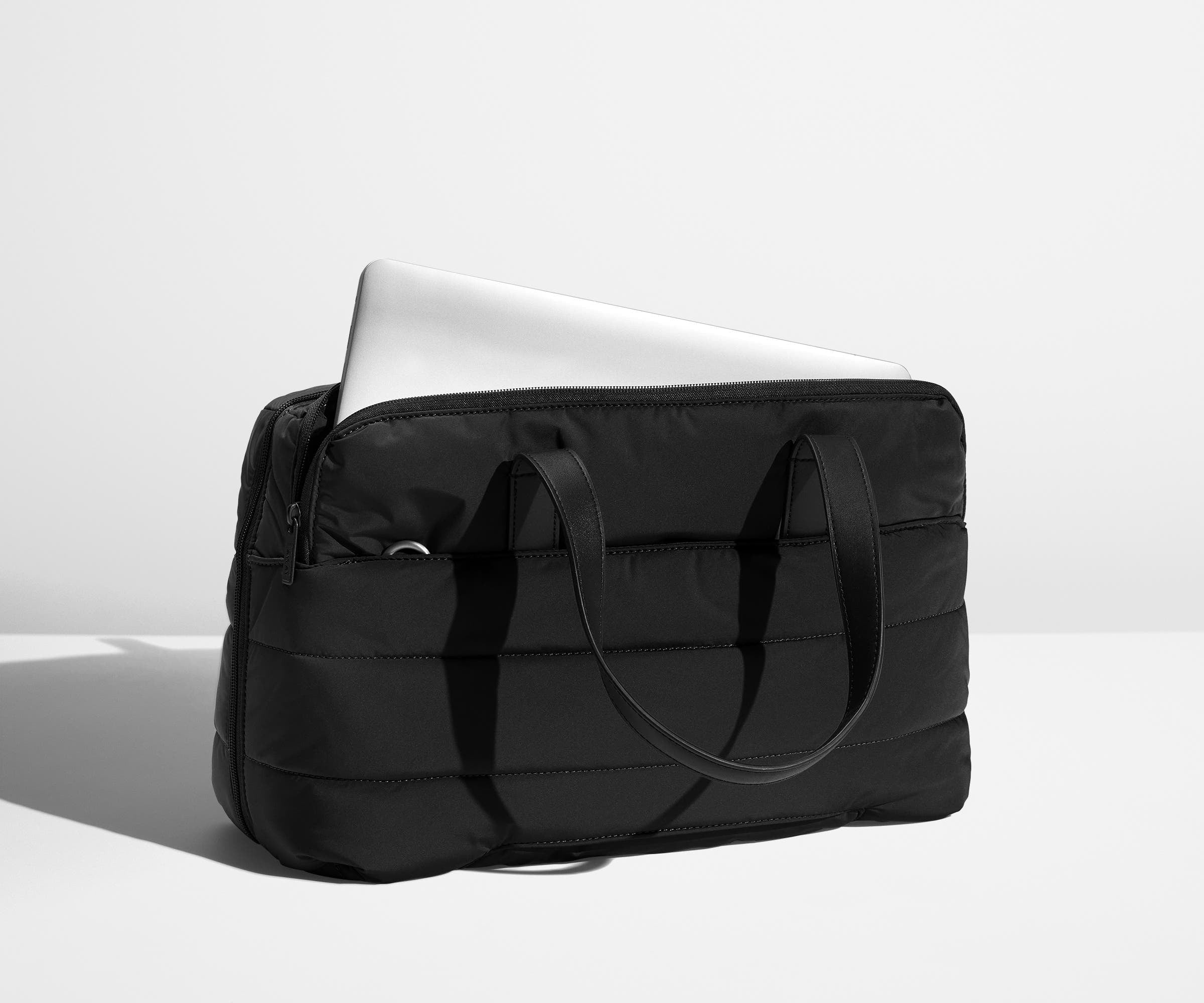 The Quilted Everywhere Bag in Jet Black