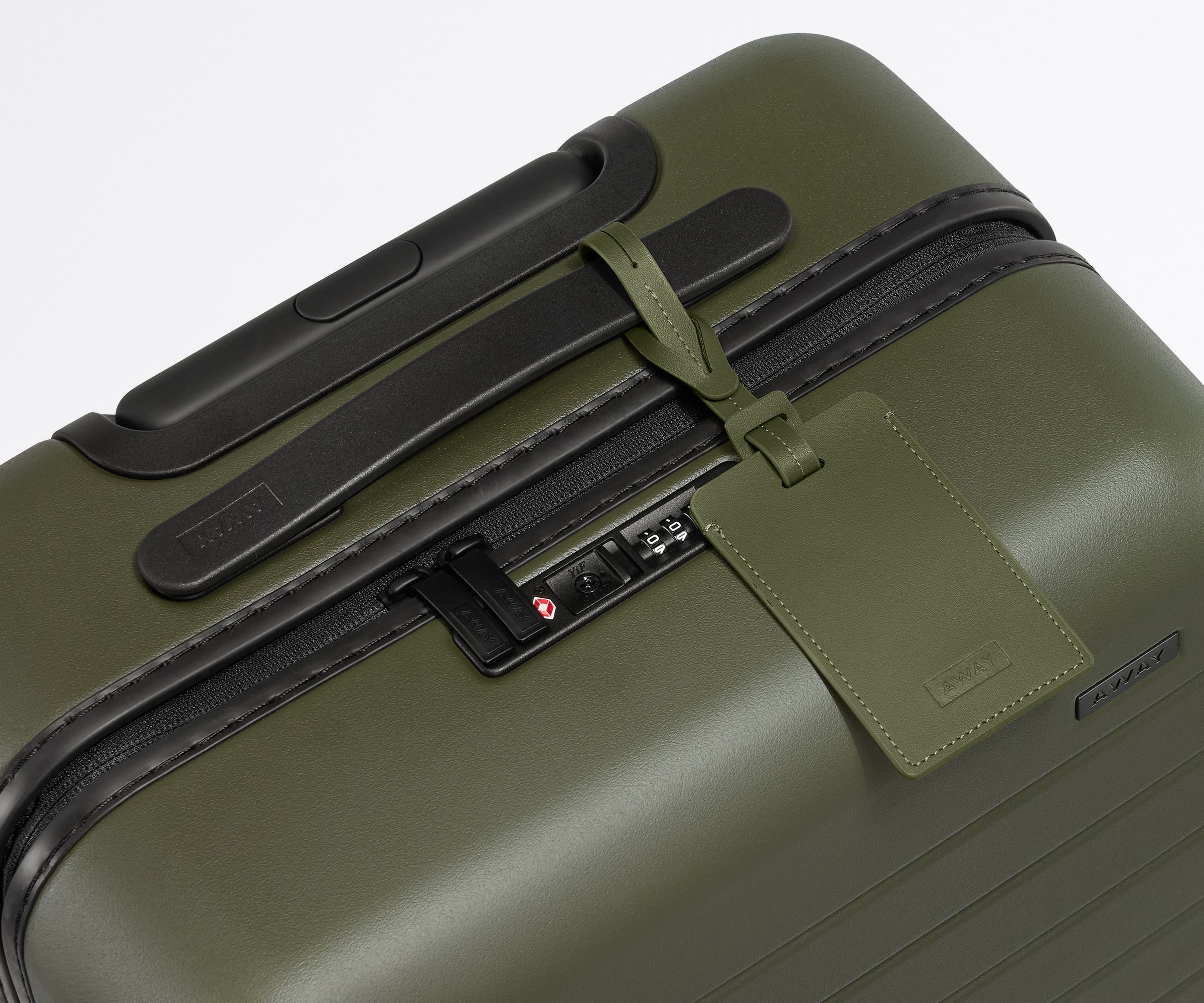 The Luggage Tag in Olive Green