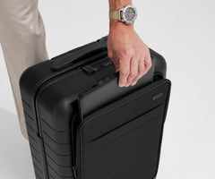The Executive Bigger Carry-On in Jet Black