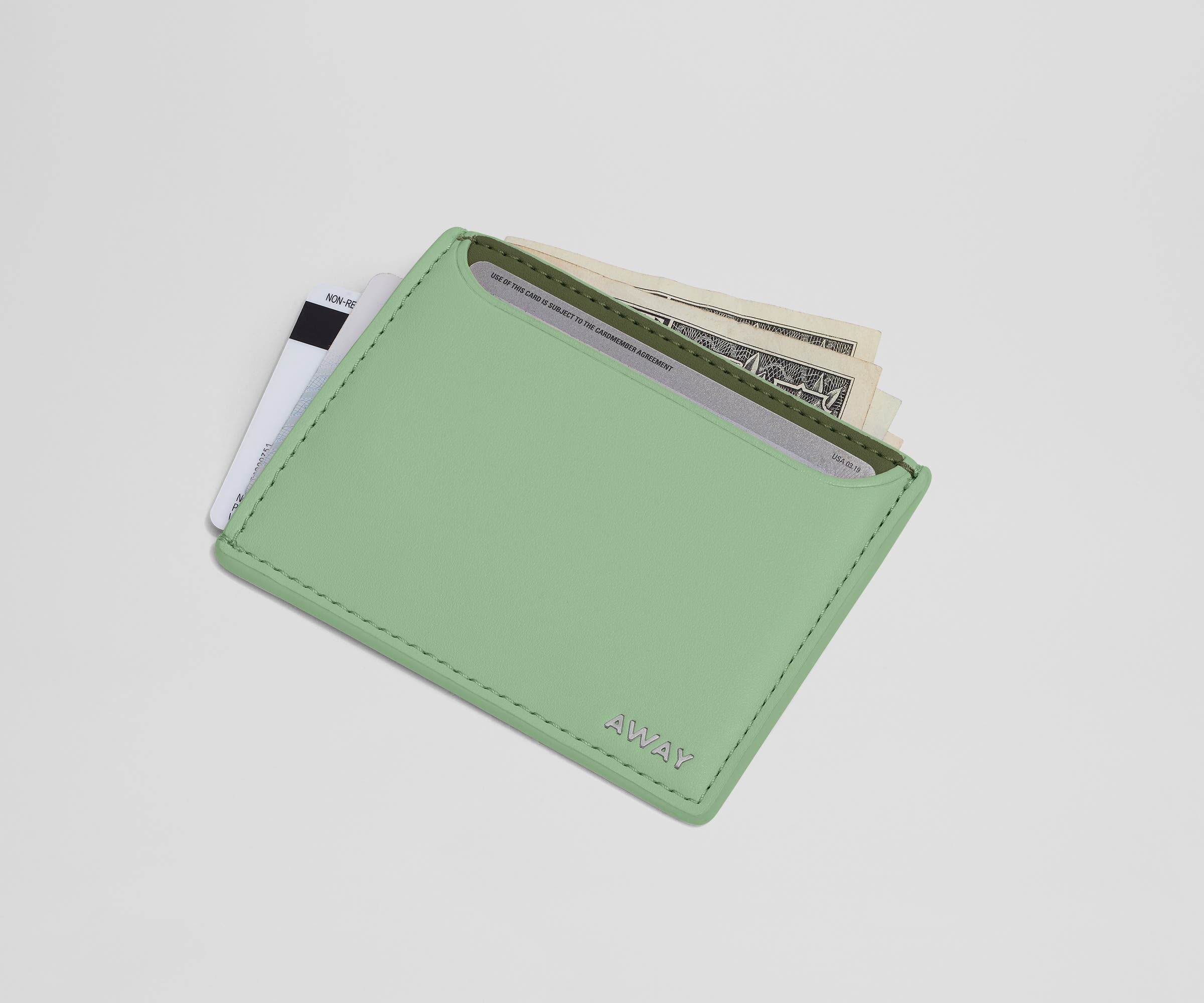 Card Case in Sea Green