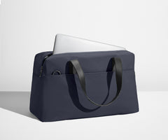 The Overnight Bag in Navy Blue