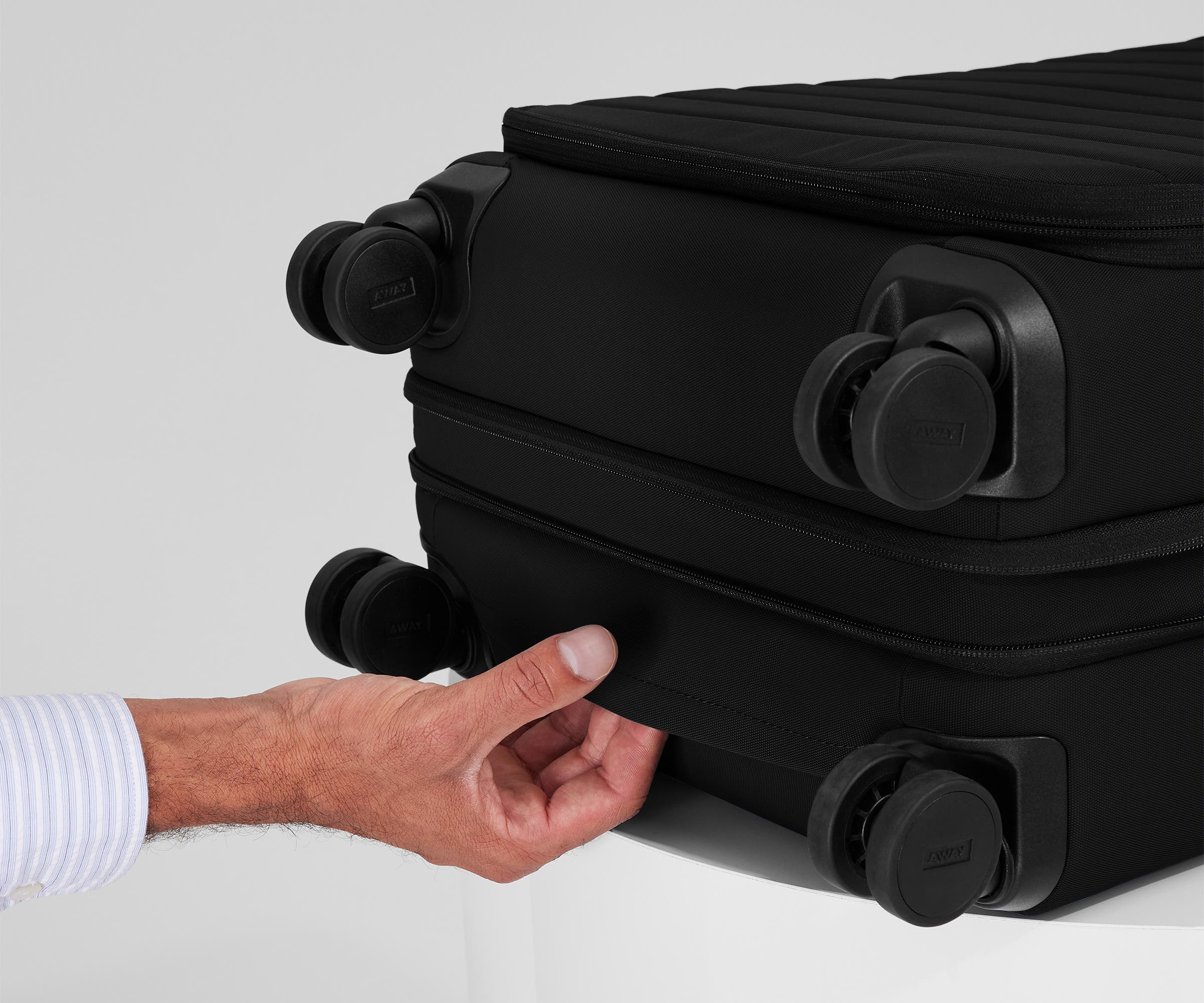 The Softside Bigger Carry-On in Jet Black