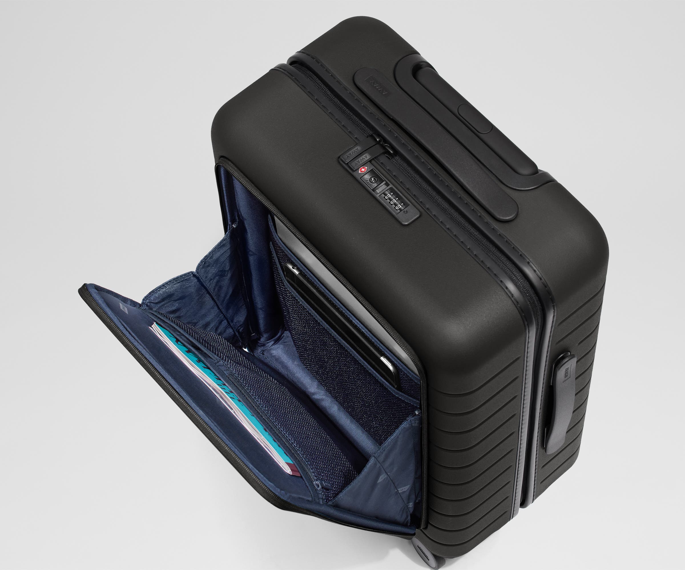 The Executive Bigger Carry-On in Jet Black