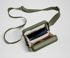 The Mini Crossbody in Olive Green