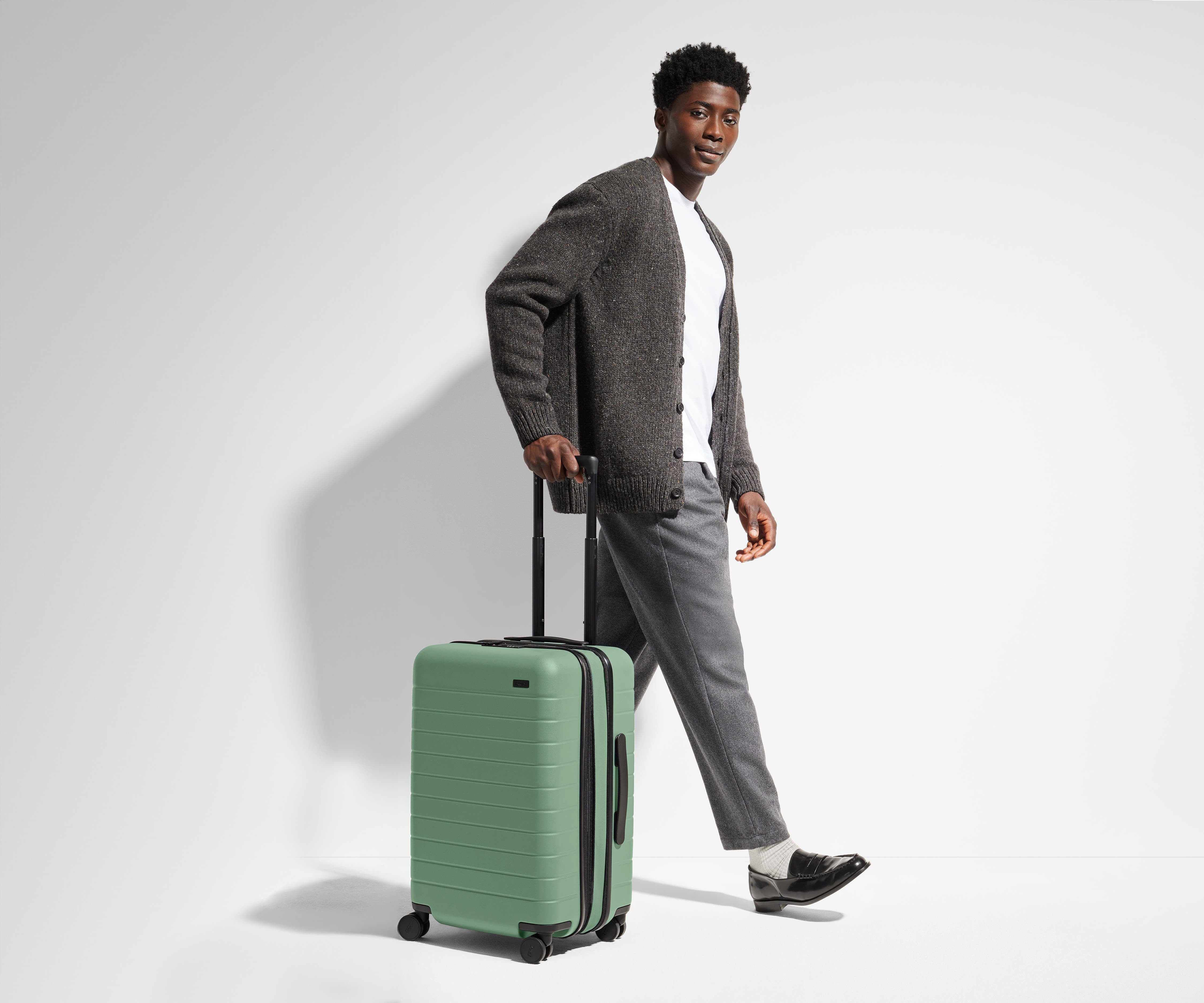 The Bigger Carry-On Flex in Sea Green