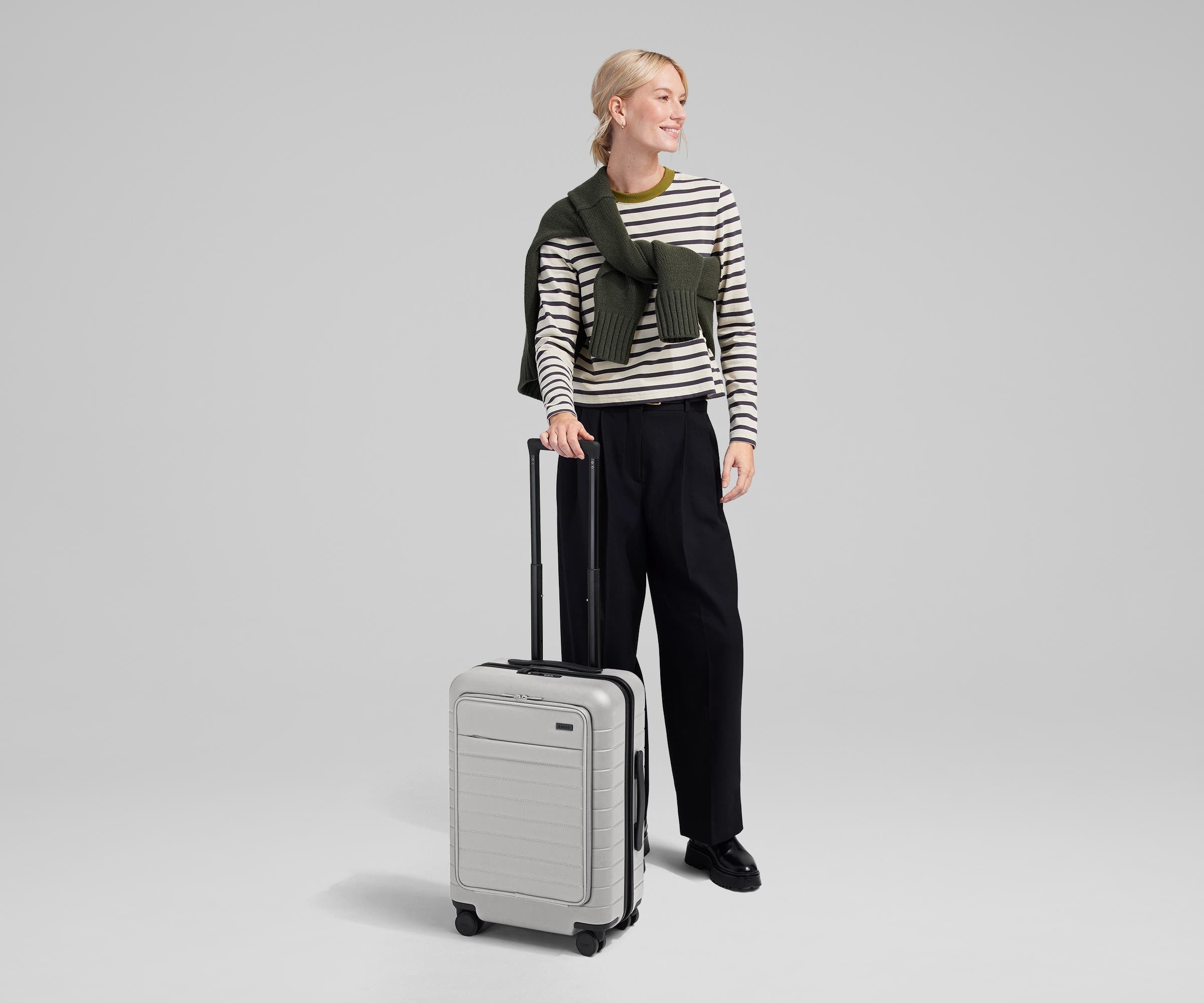 The Executive Bigger Carry-On in Cloud Gray