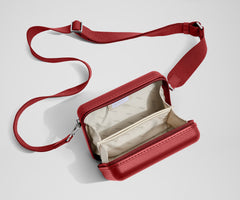 The Mini Crossbody in Tango Red