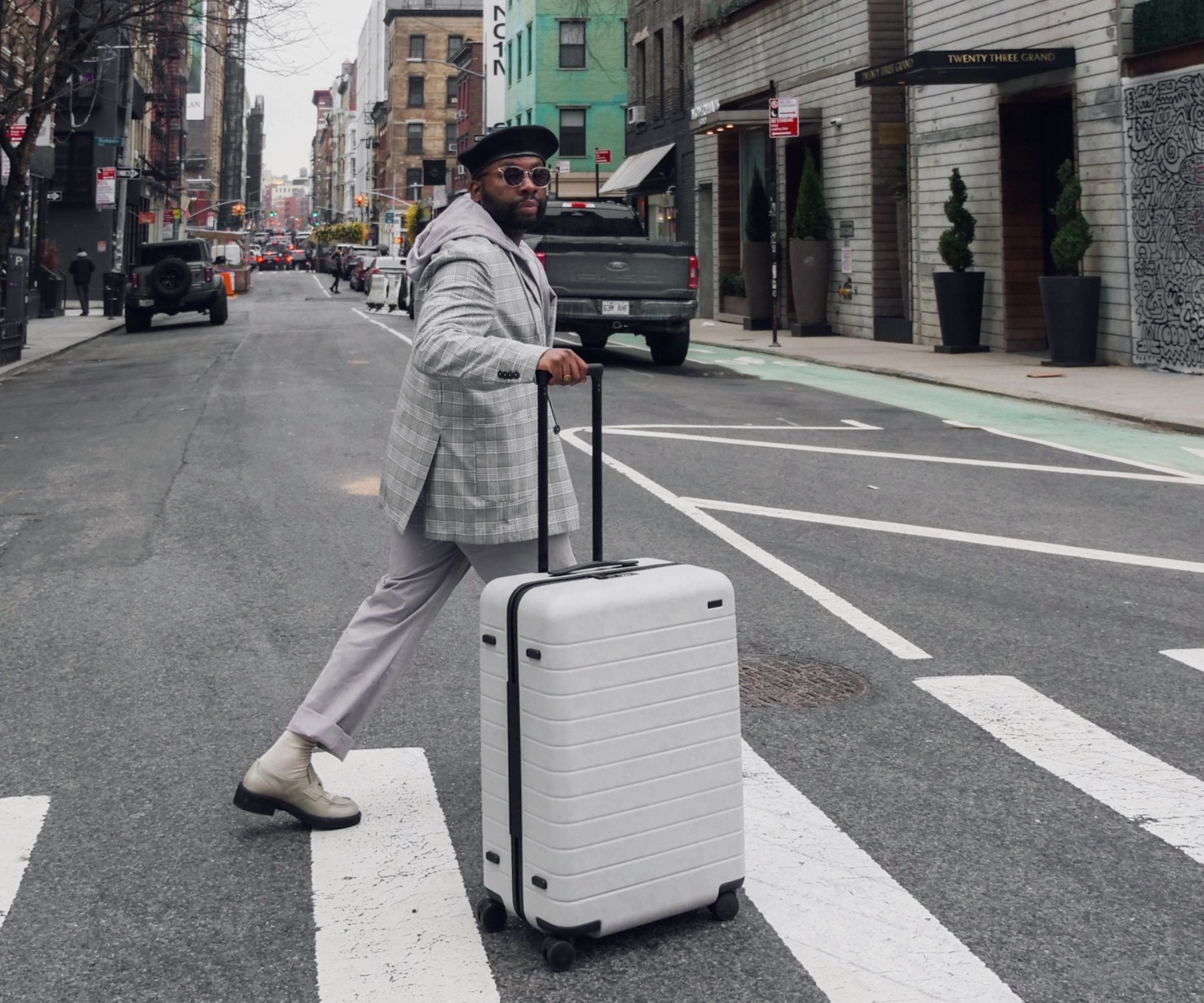The Carry-On in Cloud Gray