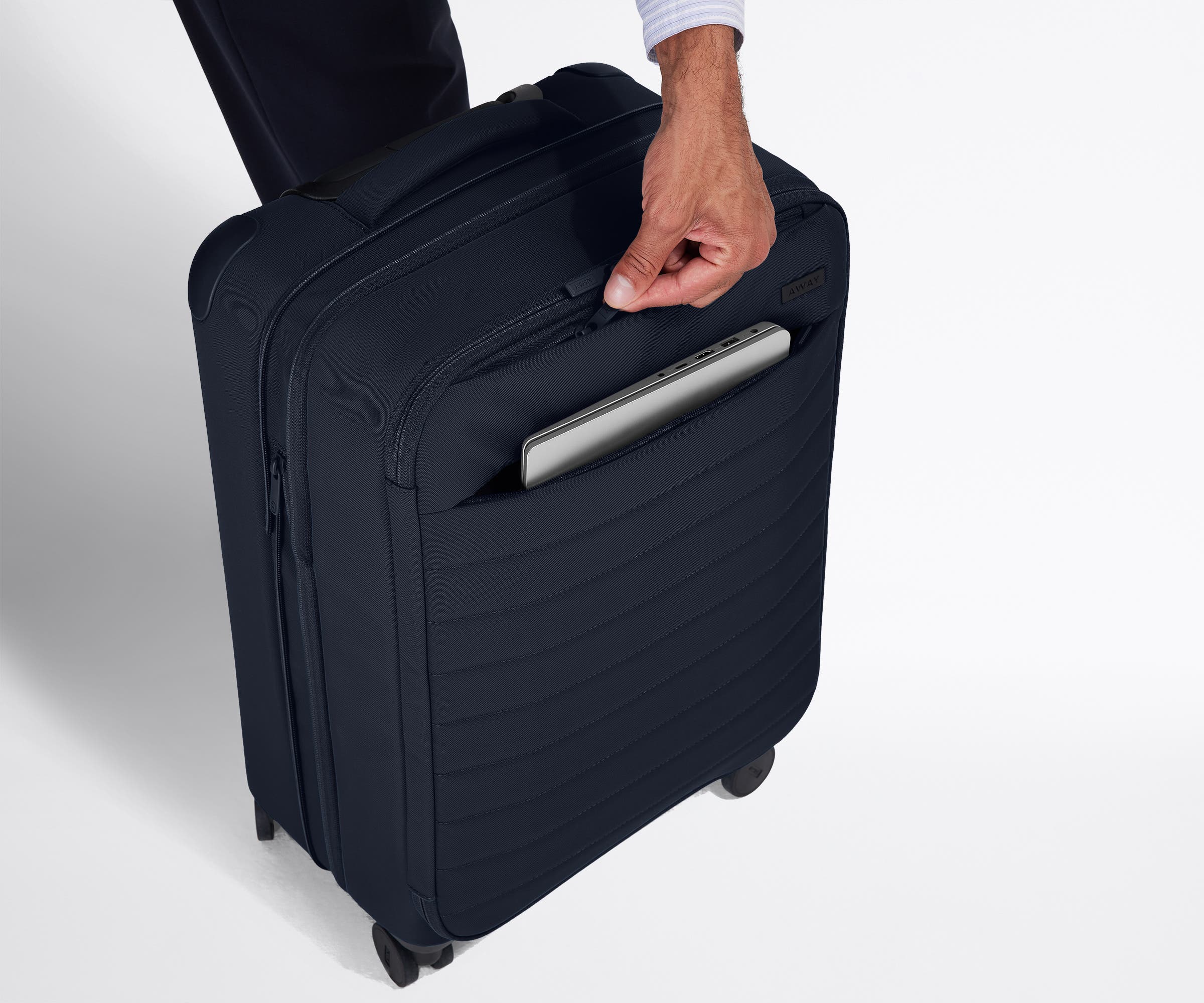 The Softside Carry-On in Navy Blue